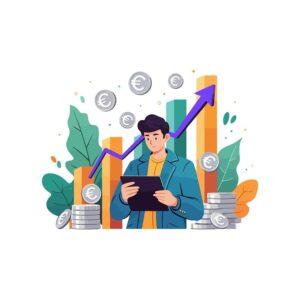 employee working office interior workplace vector illustration finance stock trading investment 1249867 3295