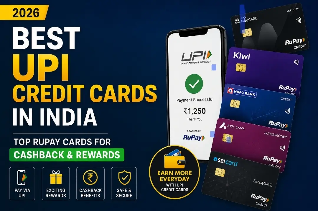 Best UPI Credit Cards in India 2026 with Cashback and Rewards