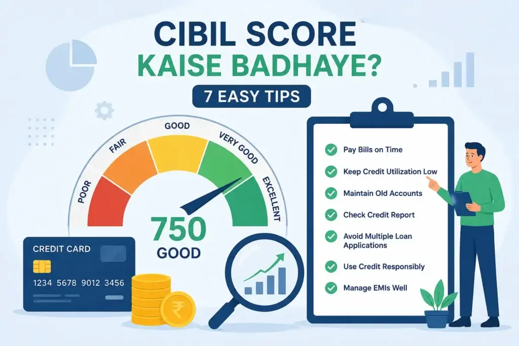 CIBIL Score Kaise Badhaye 7 Easy Tips