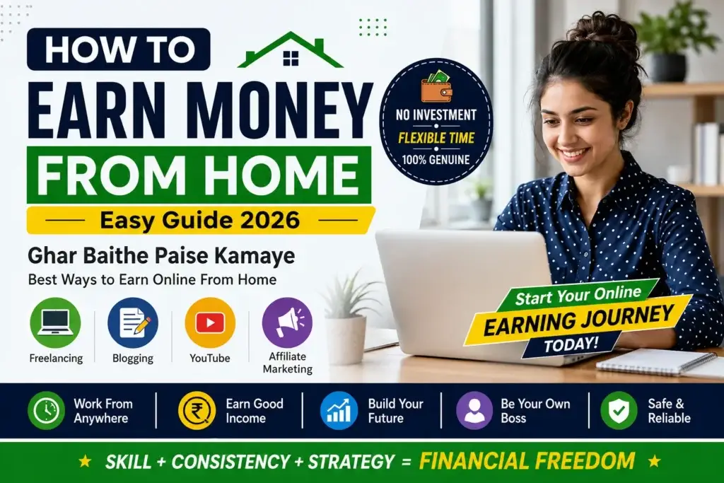 how to earn money from home