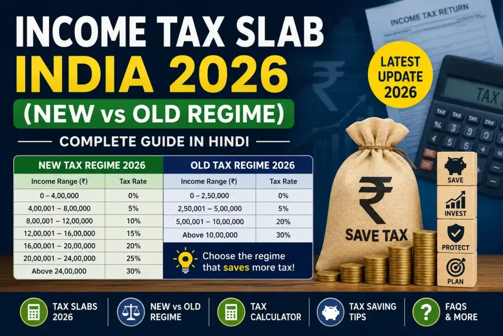 Income Tax Slab India 2026 New vs Old Regime Comparison